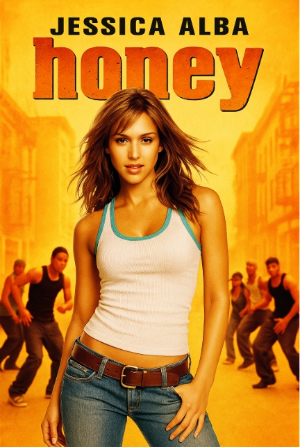 영화 허니 포스터 속 제시카 알바 이미지