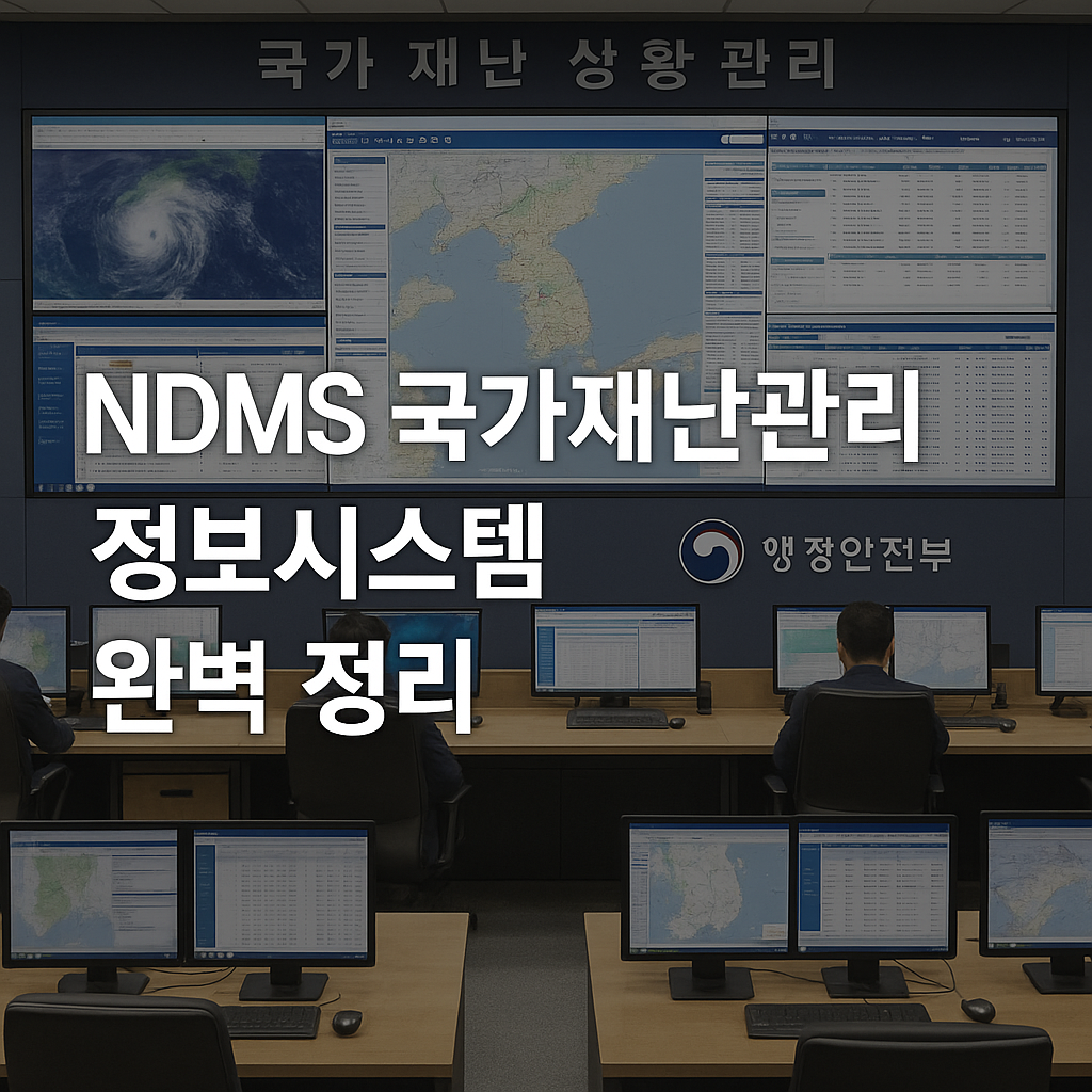 국가재난관리 정보시스템(NDMS) 사용법과 주요 기능 알아보기