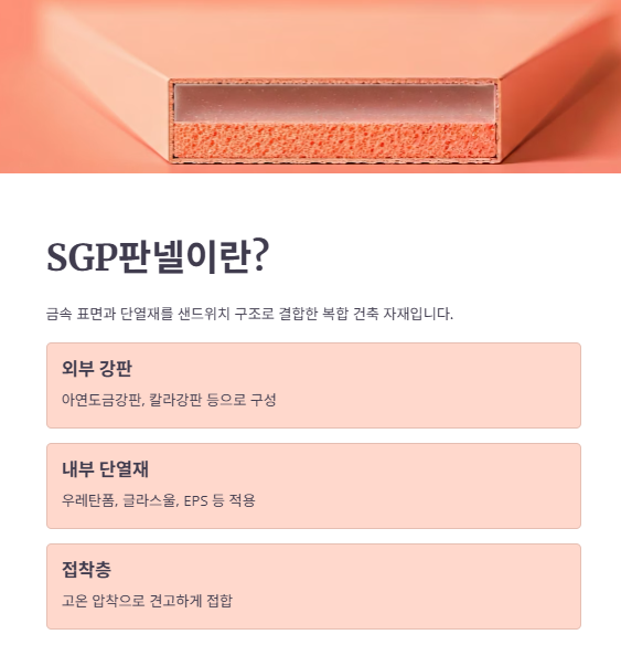 SGP판넬이란?