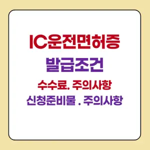 ICD운전면허증-발급조건-수수료-주의사항-썸네일