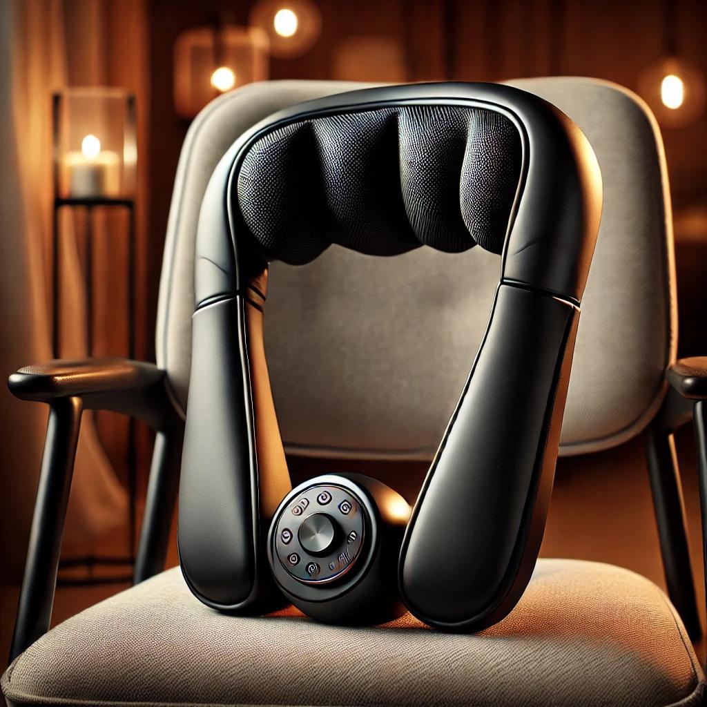 스파알 목 어깨 마사지기 블랙라벨