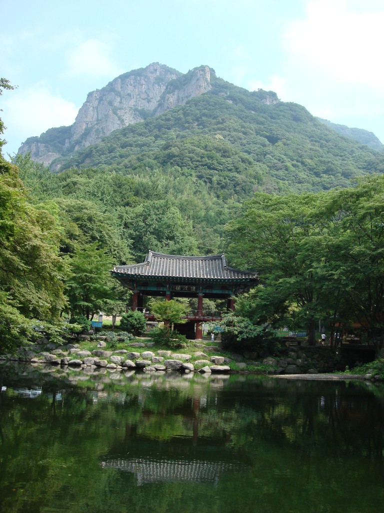 백암산 등산지도