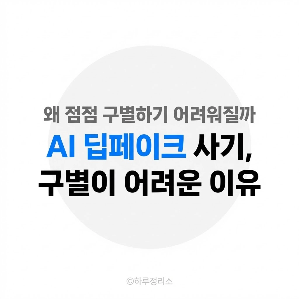 AI 딥페이크 사기는 왜 점점 구별하기 어려워질까