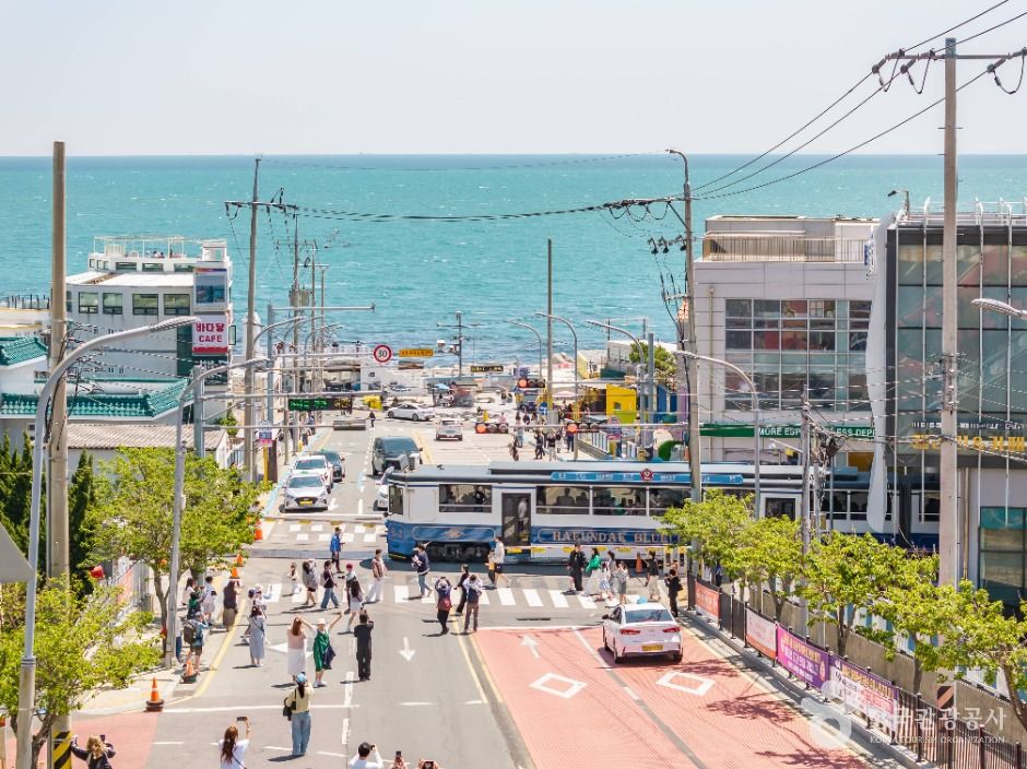 부산 청사포 해변열차