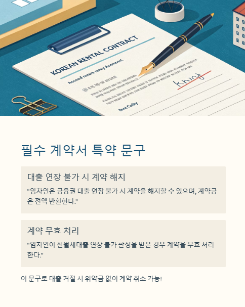 필수 계약서 특약 문구