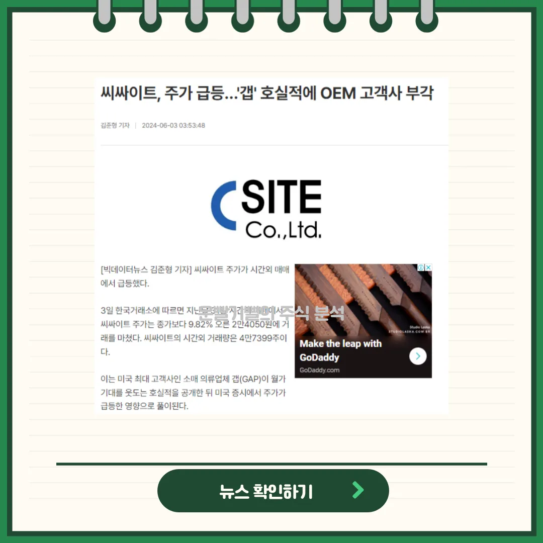 씨싸이트 뉴스