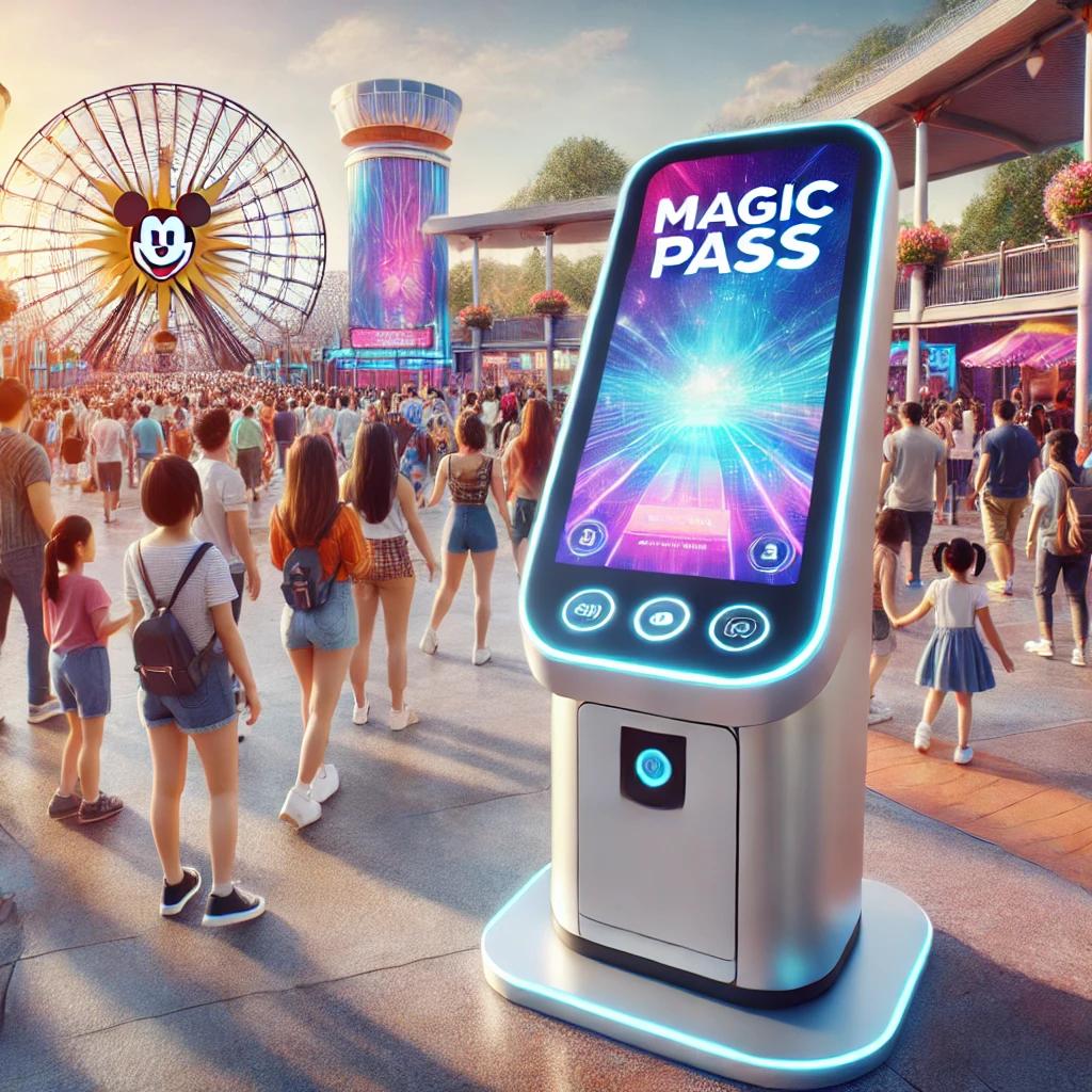 롯데월드 매직패스 키오스크