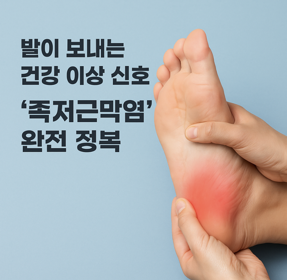 발이 보내는 건강 이상 신호, '족저근막염' 완전 정복