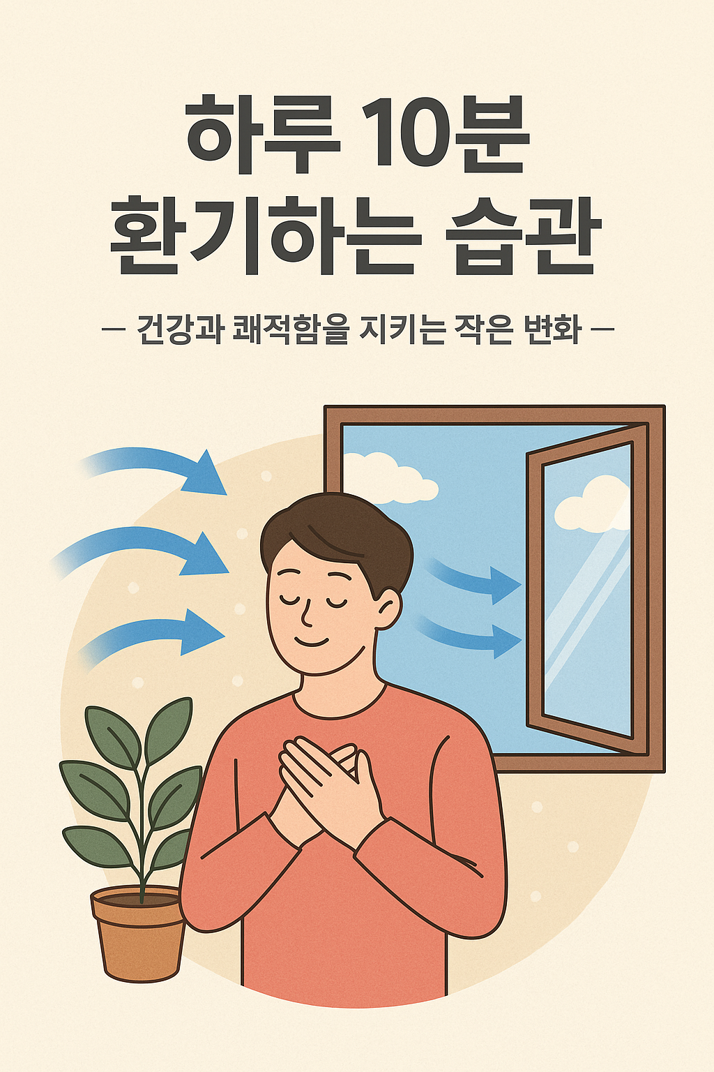 하루 10분 환기하는 습관
