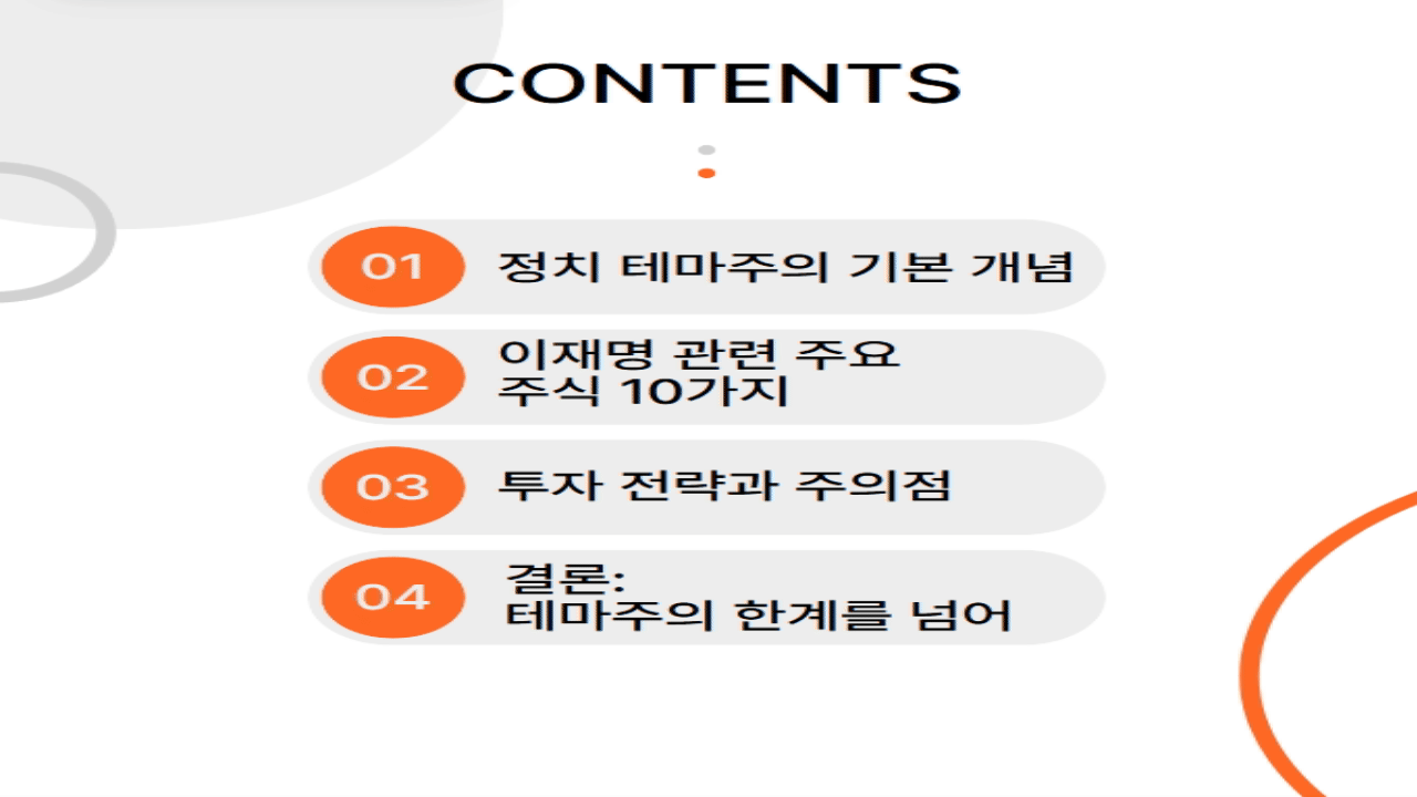 이재명 테마주