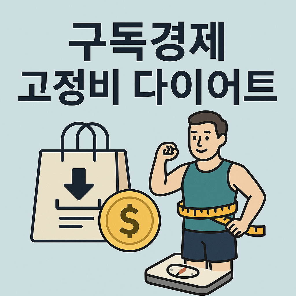 구독경제 고정비 다이어트