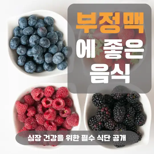 부정맥에 좋은 음식