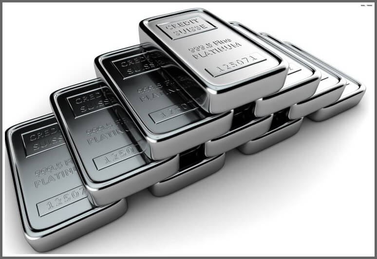 백금을 바 형식으로 만든 이미지