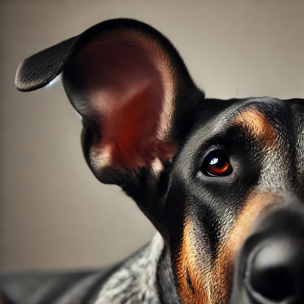 사람과 강아지의 청력 차이 관련 사진