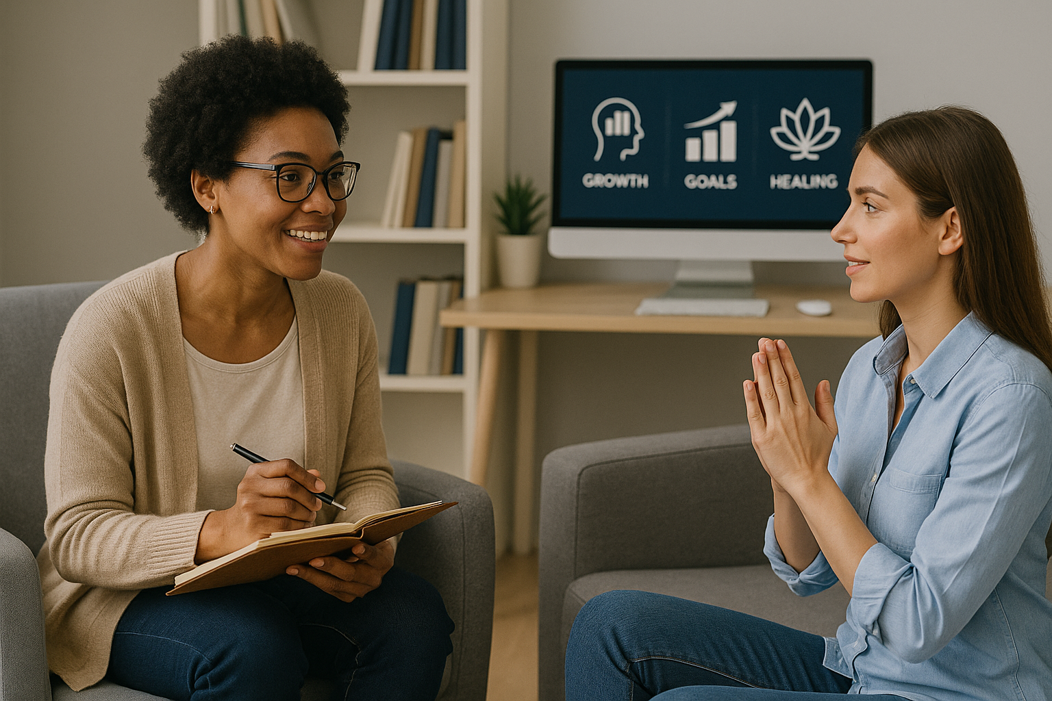 라이프 코칭 세션의 대화