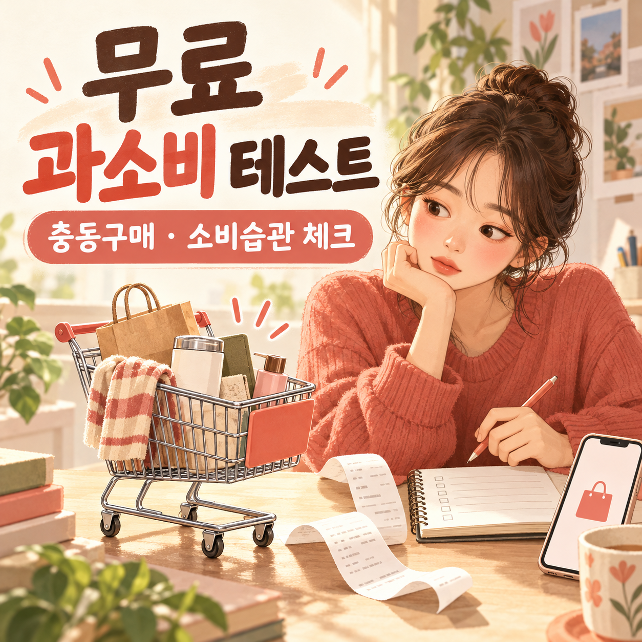 무료 과소비 테스트와 충동구매 소비습관 체크 썸네일