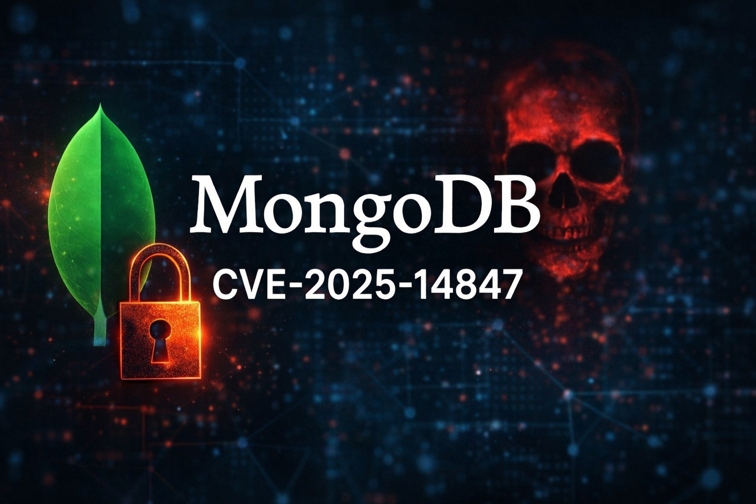 몽고DB 서버의 zlib 압축 처리 결함(CVE-2025-14847)으로 사전 인증 메모리 유출 위험이 제기됐다. 영향 범위, 패치 버전, zlib 비활성화 임시 조치와 우선 대응 체크리스트를 정리한다