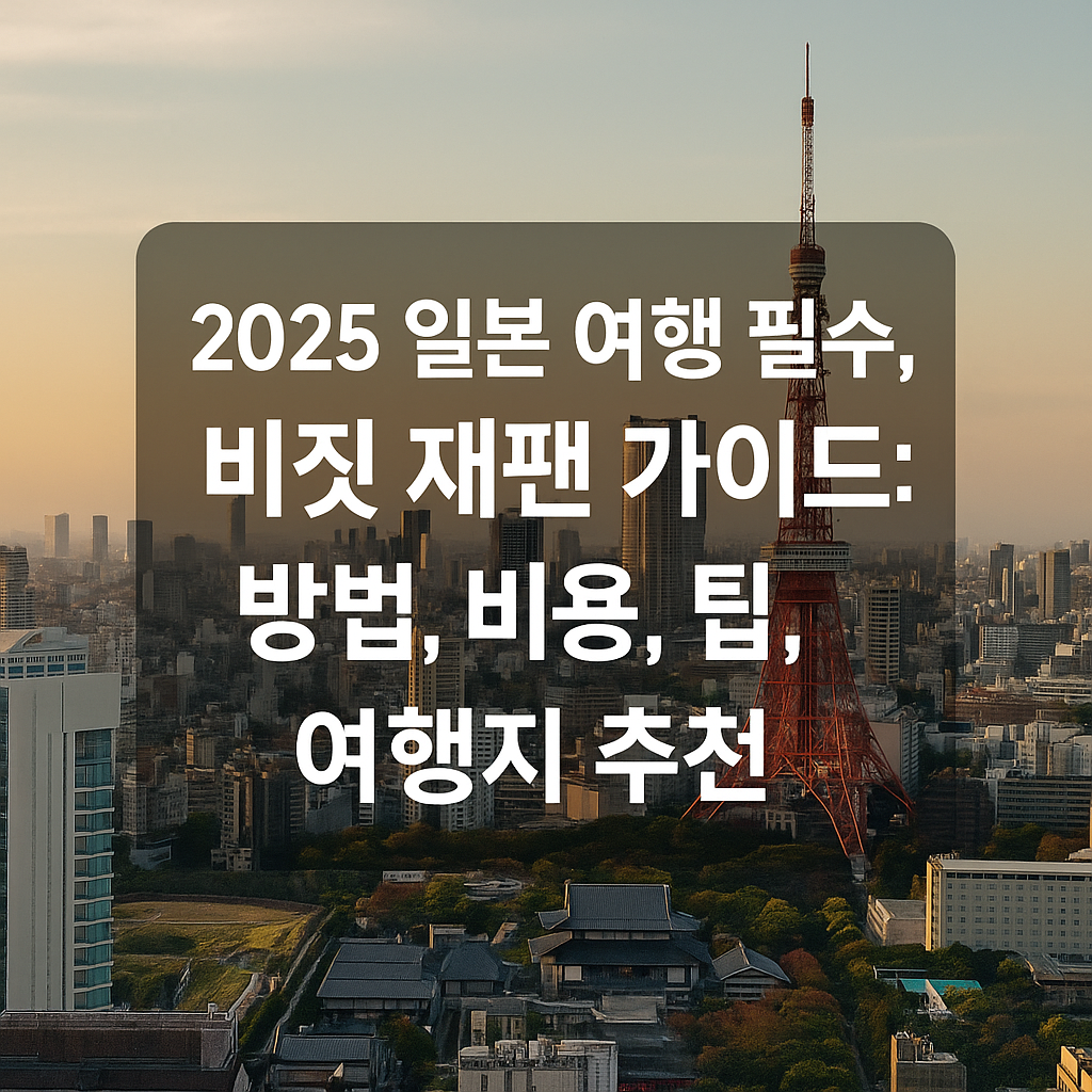 2025 일본여행 비짓재팬 썸네일 사진