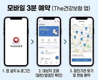 건강검진 조회 및 예약