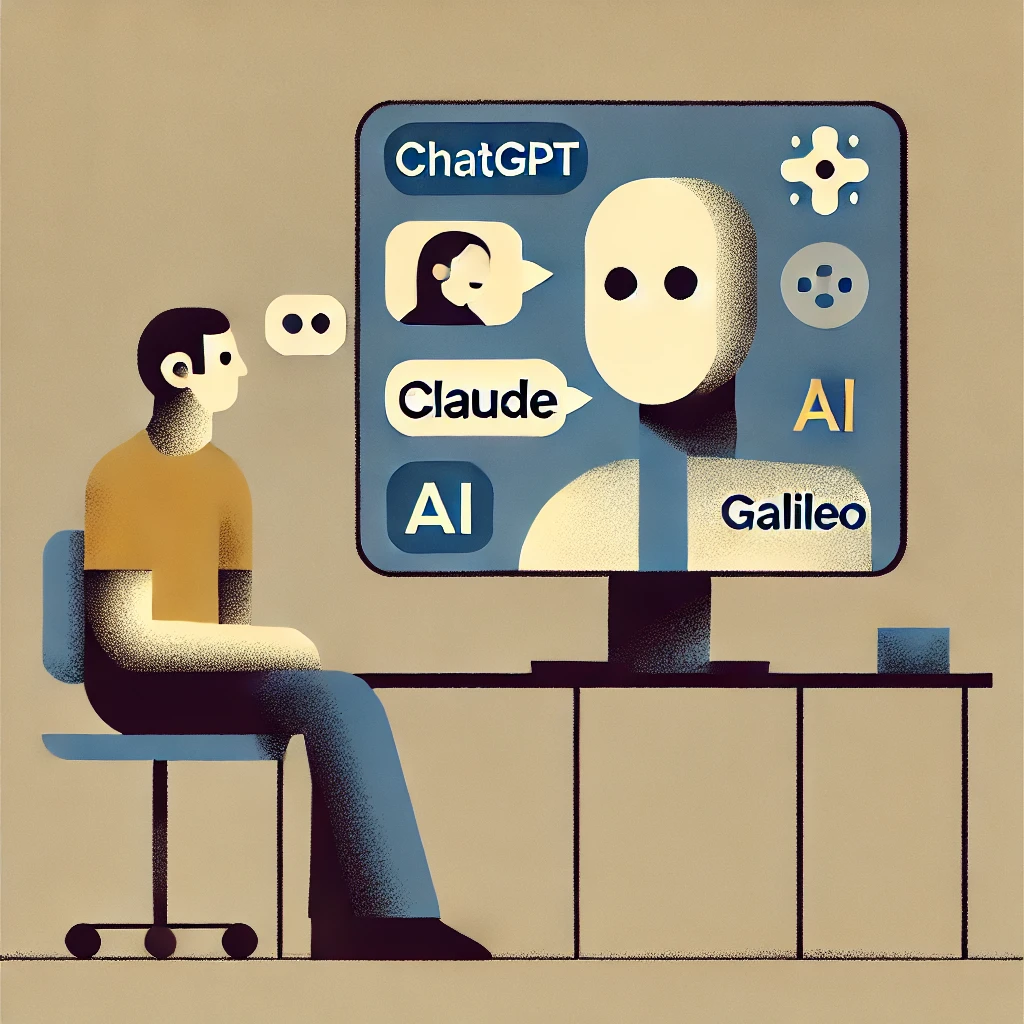 AI 서비스를 찾는 그림