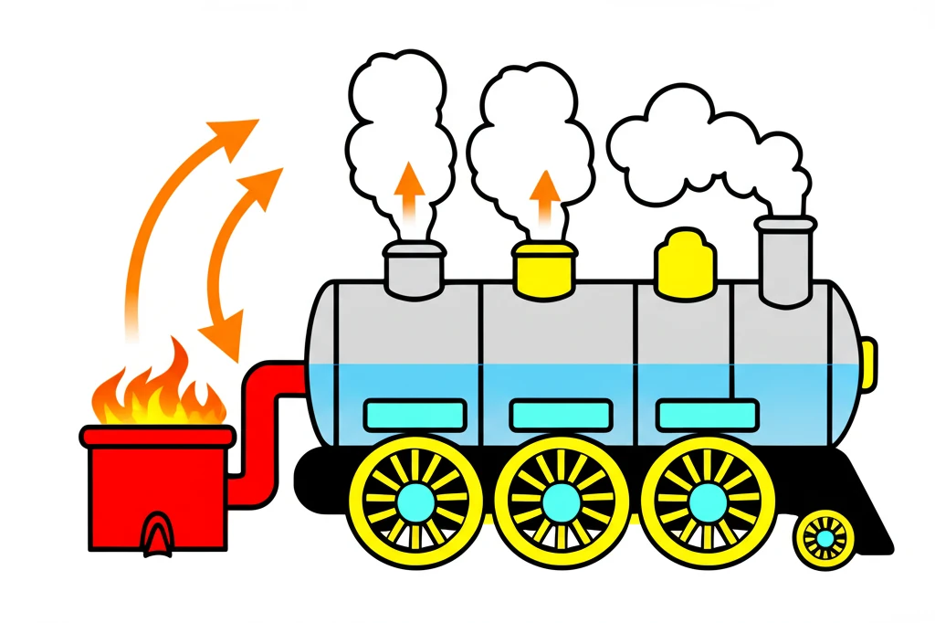 증기기관차 재료 선택 이유 견고함의 ..