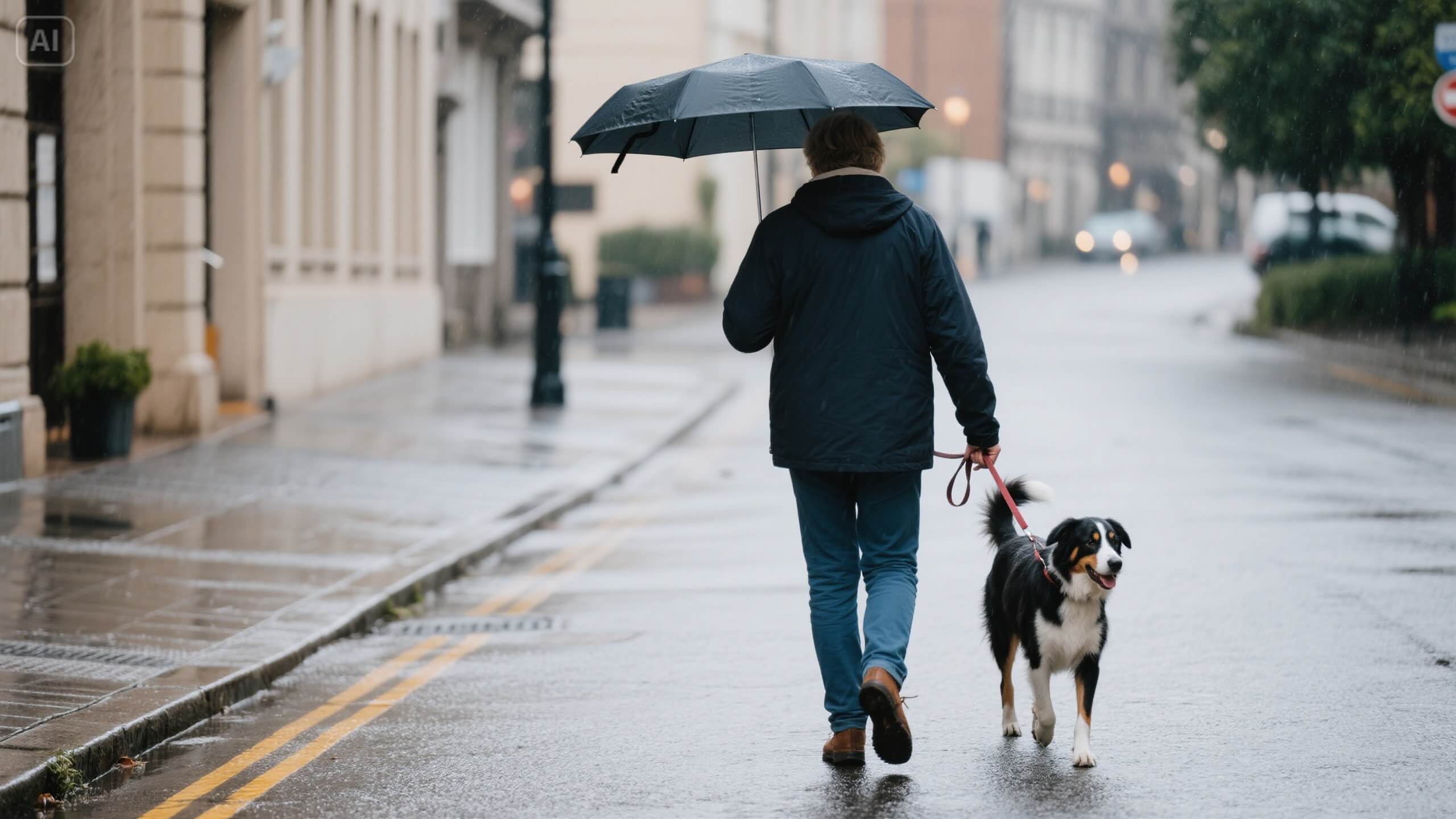 비 오는 날에도 걱정 없는 강아지 산책 꿀팁