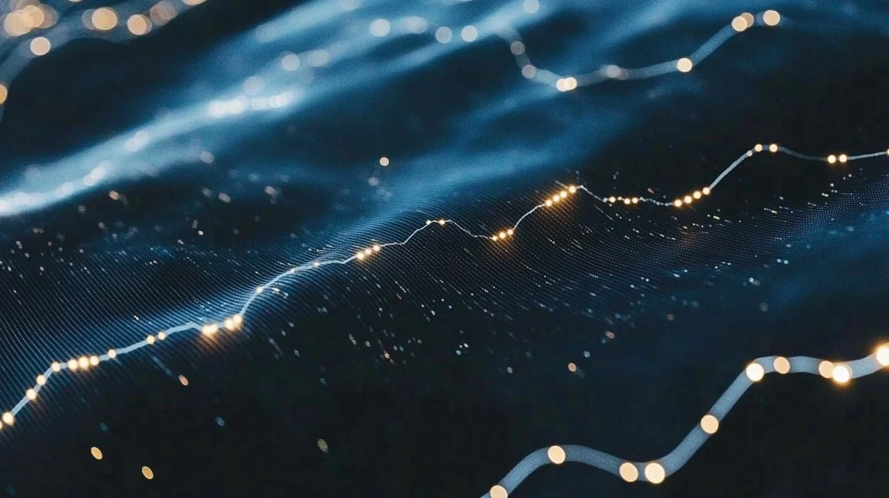 인공지능 AI ETF 복리 효과로 연금계좌 자산이 비약적으로 성장하는 모습을 첨단 그래픽과 상승 곡선으로 표현, 복리투자, 미래 자산 증대, AI 투자 전략, 장기 수익, 혁신