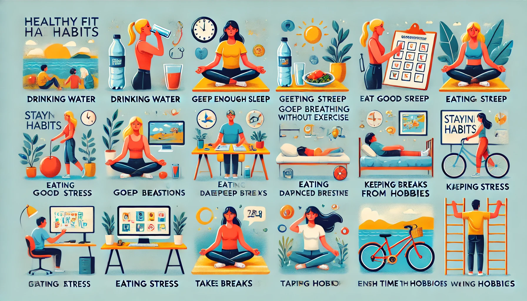 운동 없이도 건강을 지키는 10가지 습관