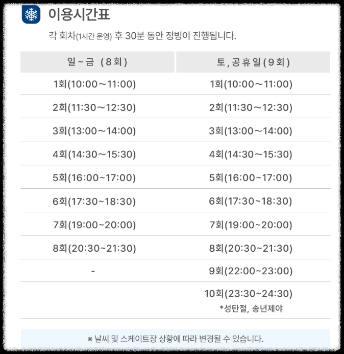 서울광장 스케이트장