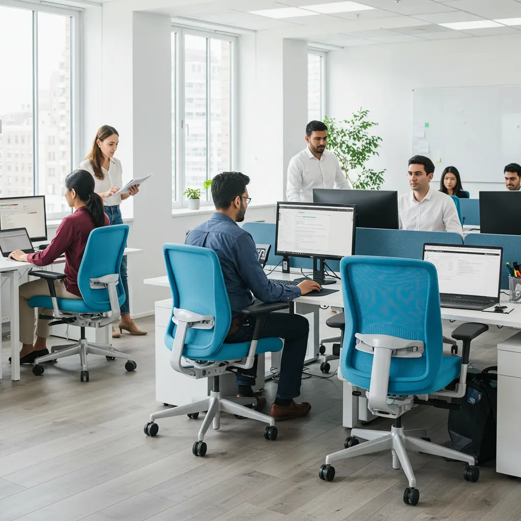 주 52시간제인 회사 모습