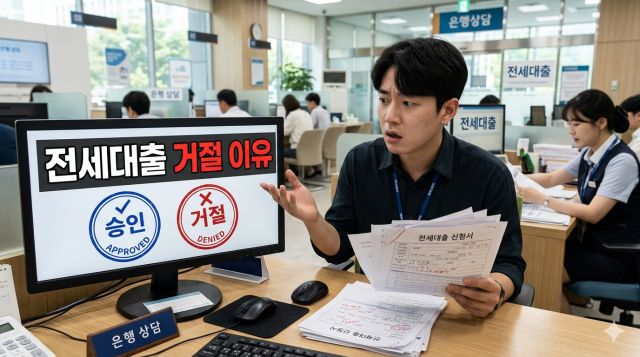 전세자금대출 직장인 거절 이유와 승인 조건 확인 방법