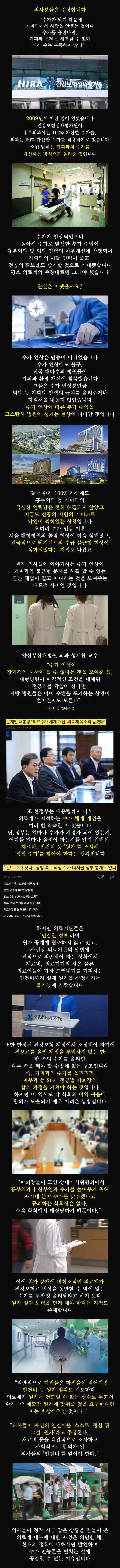 의사 의료보험 수가의 진실