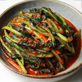 풋내 없이 담근 열무김치 완성 모습