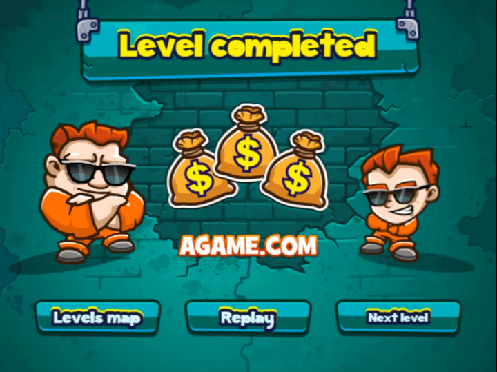 2인용-감옥탈출-게임하기2-종료-화면