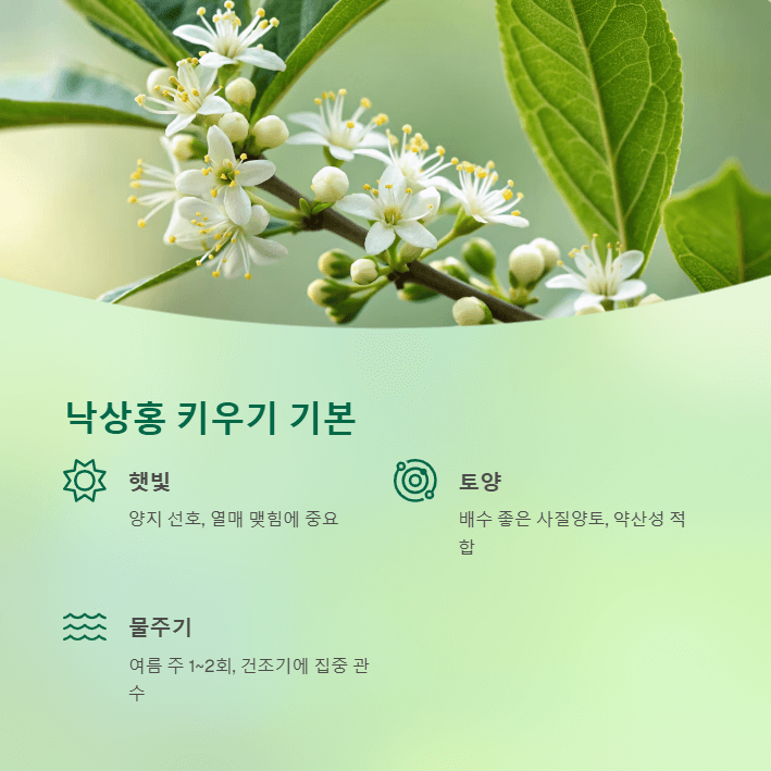 낙상홍 키우기
