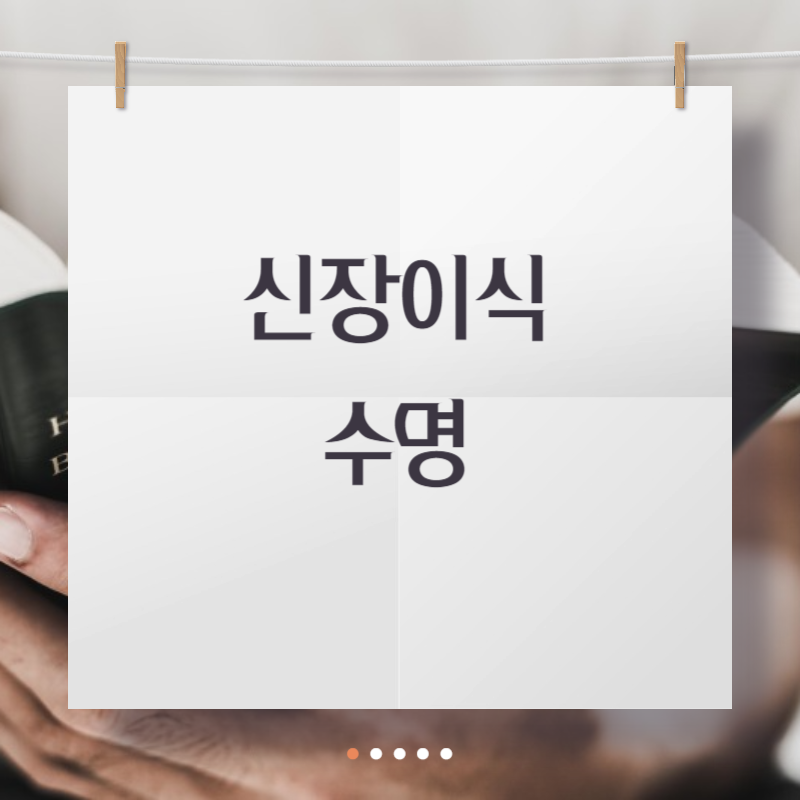 신장이식 수명