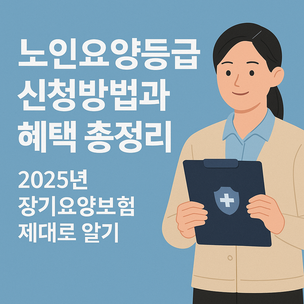 노인요양등급 신청방법과 혜택 총정리｜2025년 장기요양보험 제대로 알기 썸네일