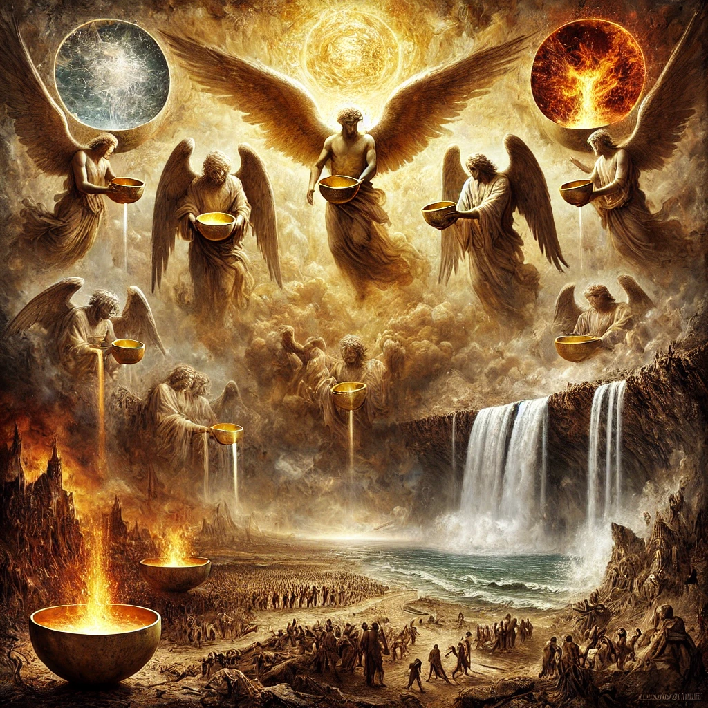 z. 일곱 대접 심판과 하나님의 최후의 심판