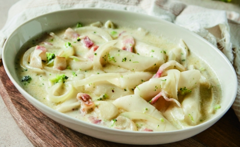 한국의 떡 종류 떡볶이-크림 떡볶이