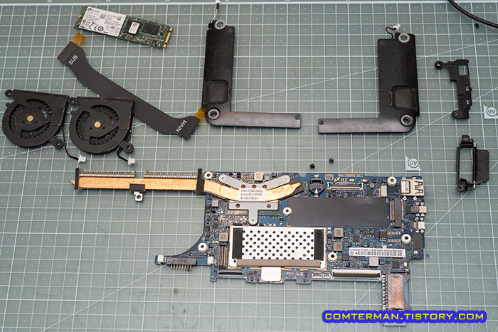 아티브북9 플러스 메인보드 분리 부품