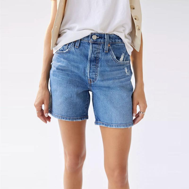 리바이스 501 미드타이 데님 반바지