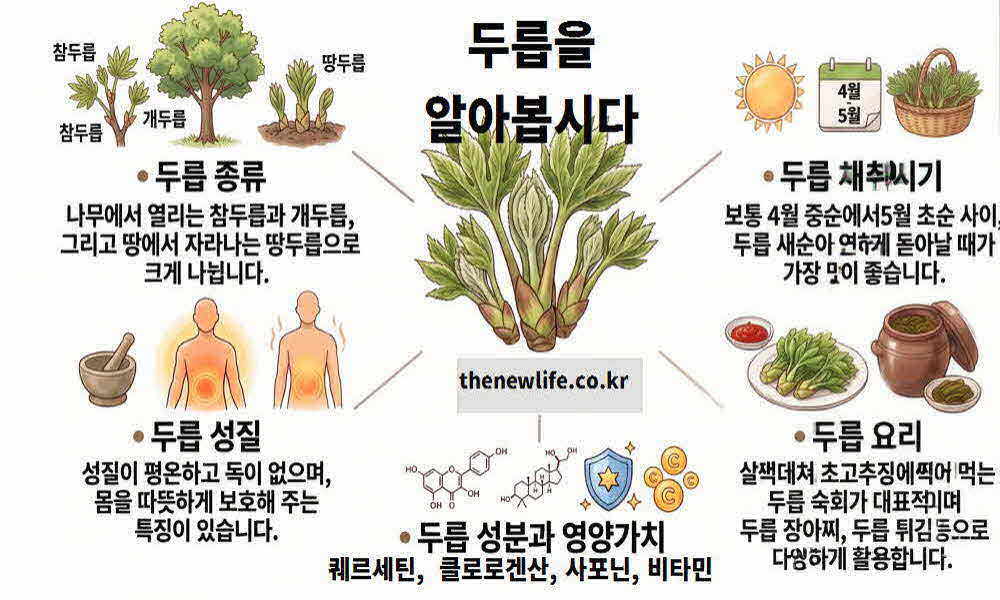 두릅 효능 종류 성질