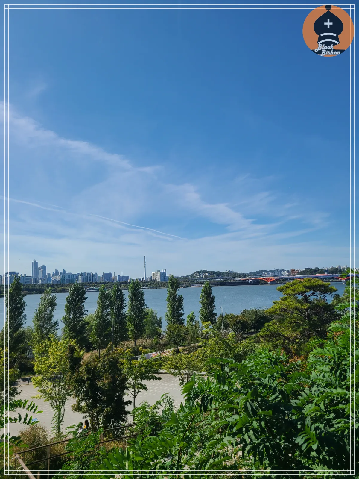 망원테니스장-가는길-다리뷰