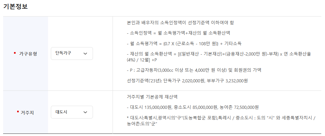 기초노령연금 수급자격, 모의계산 방법