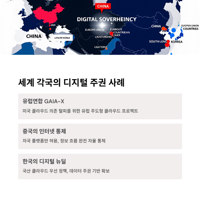 전 세계 디지털 주권 사례들