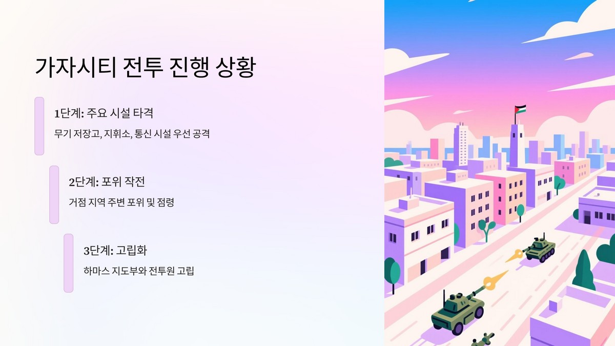 하마스 거점 포위