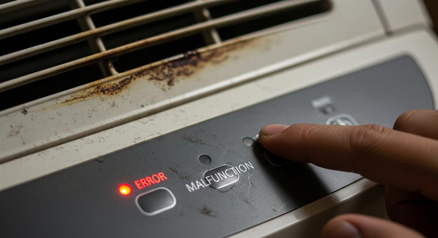 제습기 고장 소리