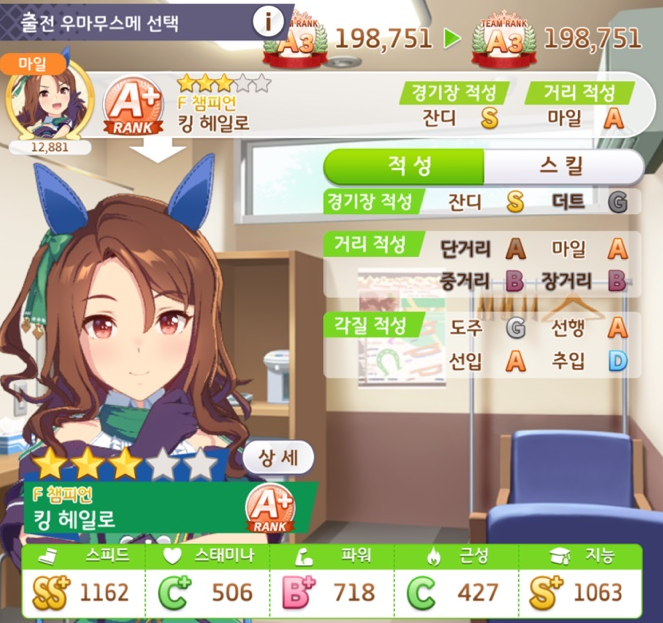 킹 헤일로 육성 사진