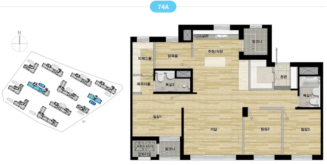 고양창릉 S6블록 평면도