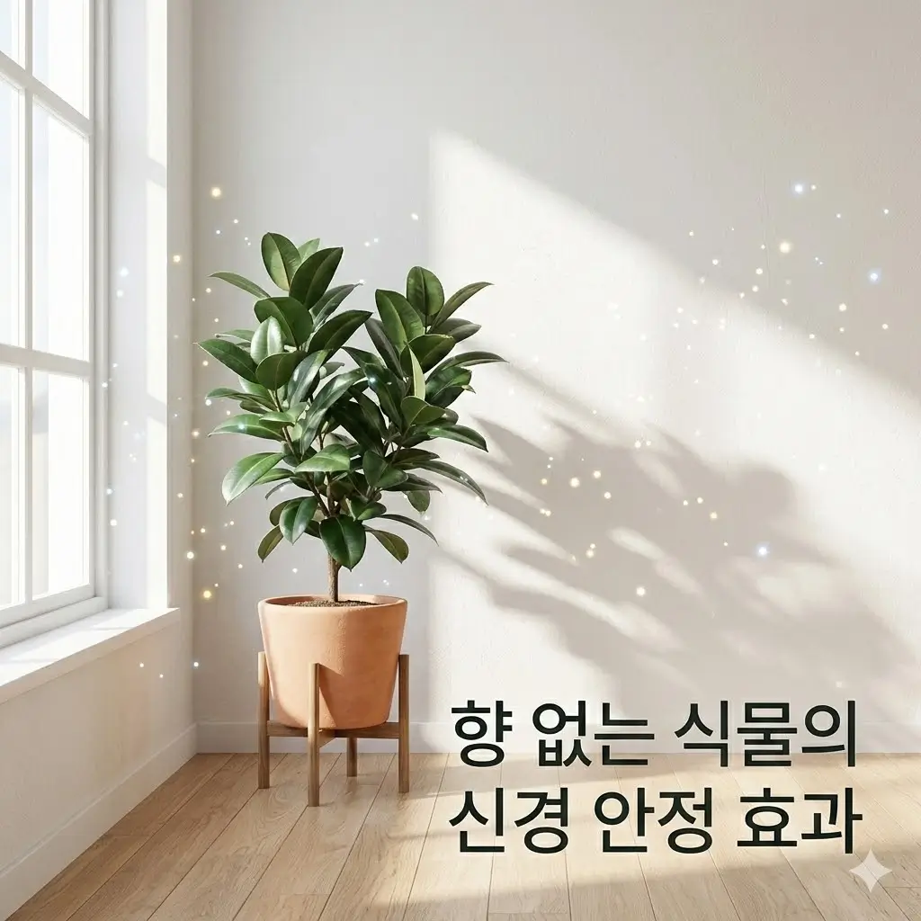 향이 거의 없는 식물이 신경 안정 효과를 내는 이유